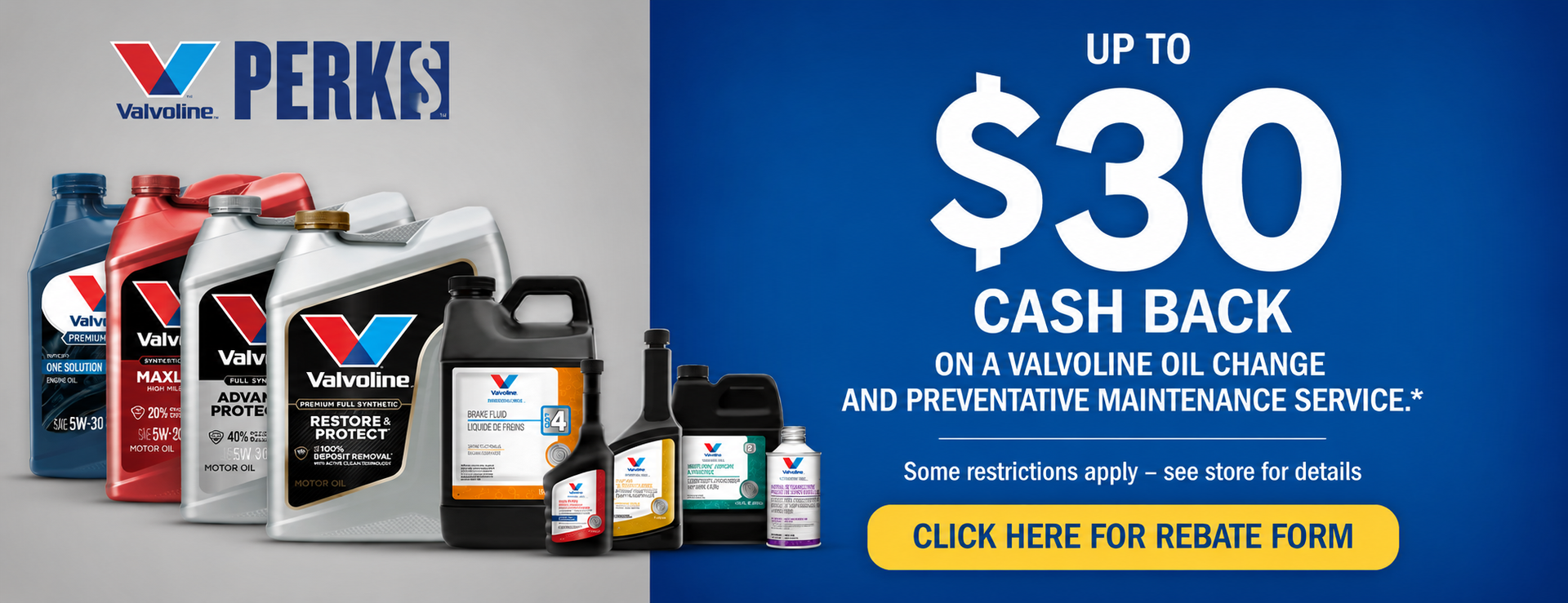 Valvoline Rebate | Dunn Tire