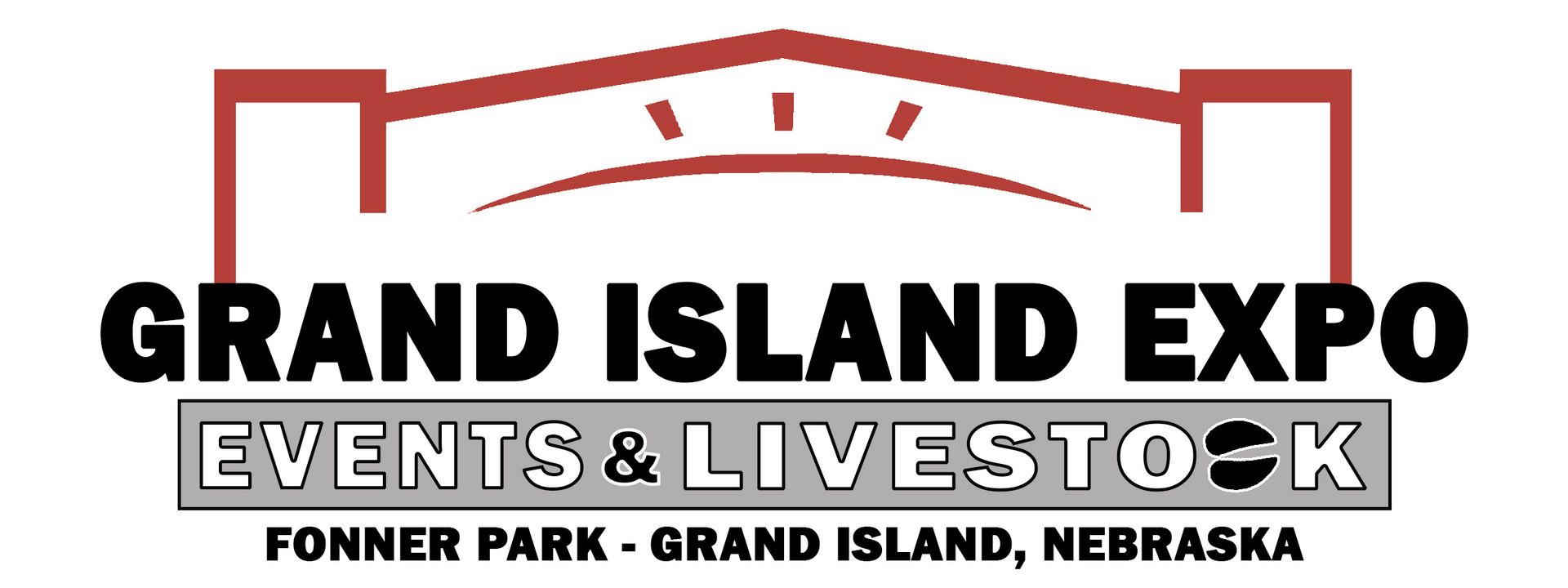 A logo for the grand island livestock complex authority