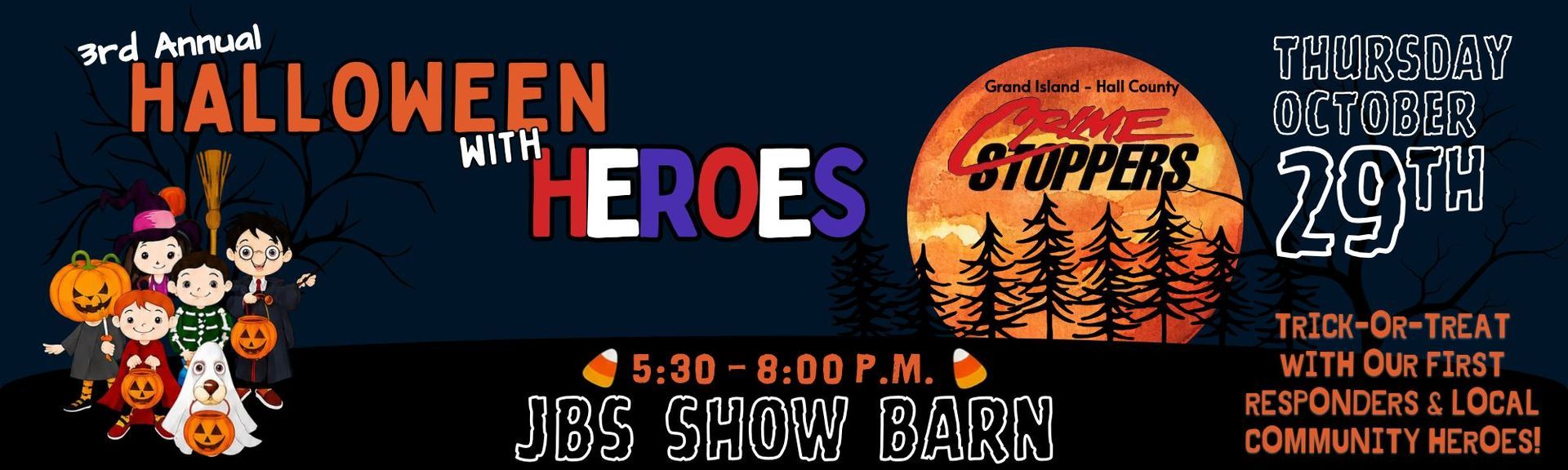 GI Hall County Crime Stoppers Halloween with Heros