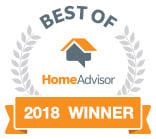 It is a badge that says best of home advisor 2018 winner.