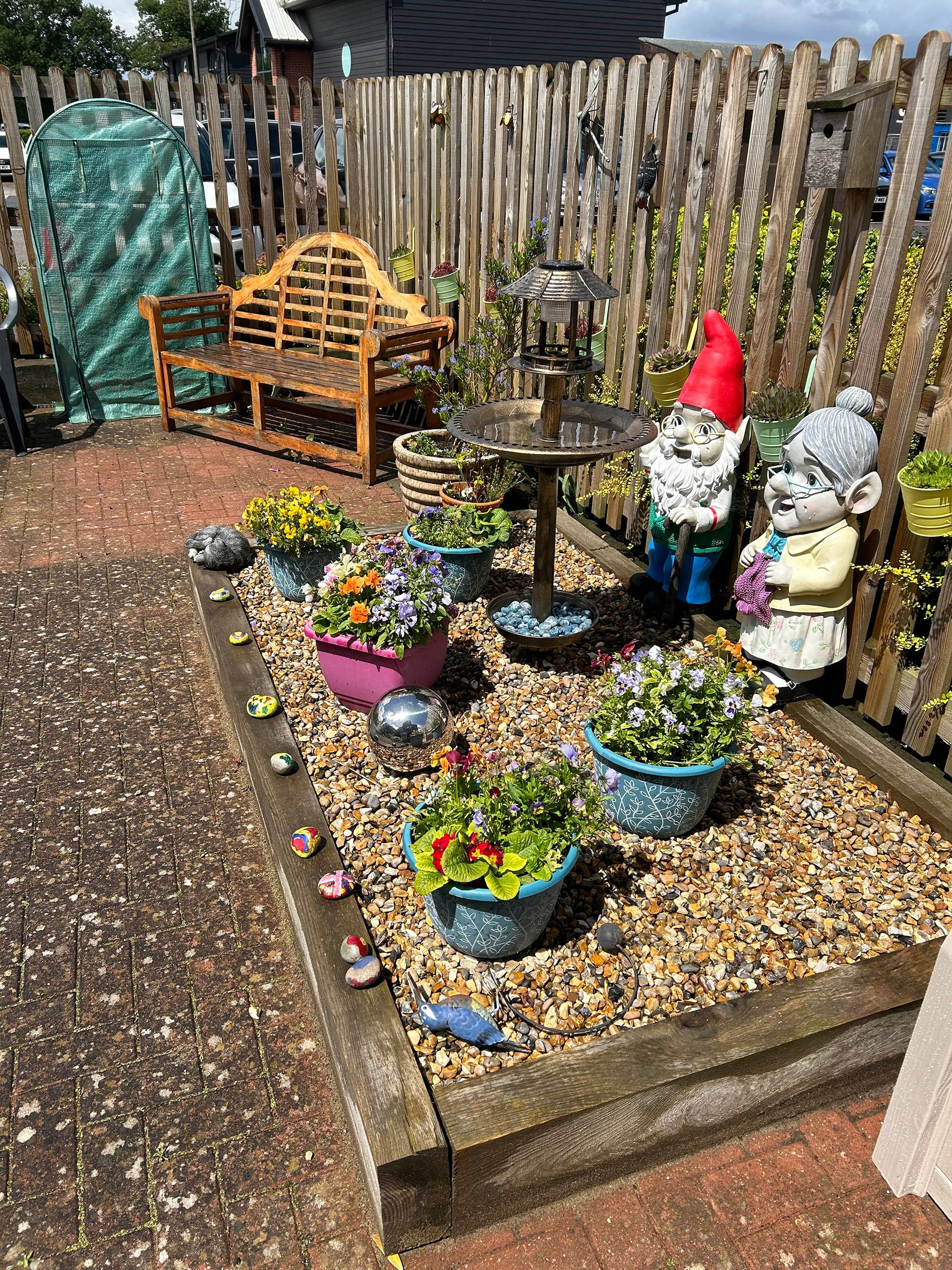 Our beautiful bird table