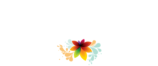 Time Out Club A colorful flower is on a white background