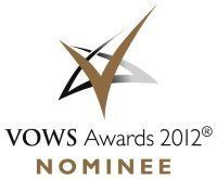 The logo for the vows awards 2012 nominee.