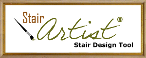 StairArtit Stair Design Tool logo with a paintbrush and stylized script text