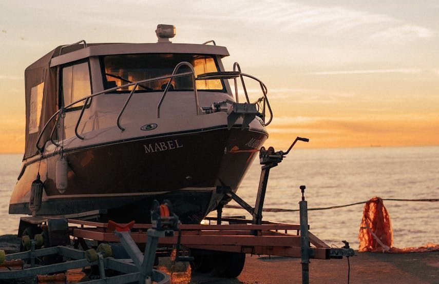 Boat Transport Sunset Beach