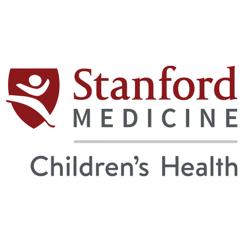 Stanford Medicine Children's Health logo: red shield with child figure, "Stanford Medicine" and "Children's Health" text.