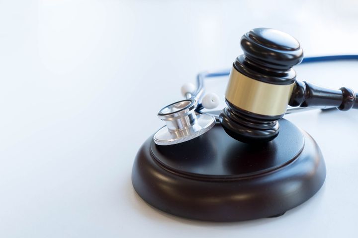 Gavel and stethoscope