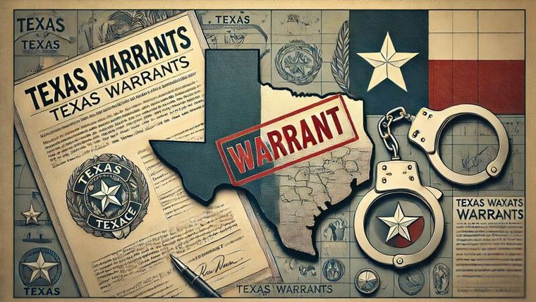 A stylized map of Texas, a