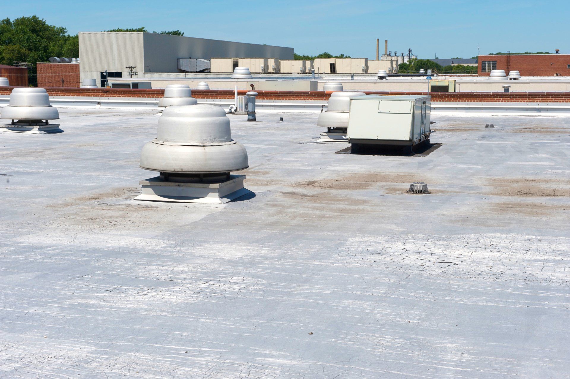 Commercial Roof View — Haslet, TX — Black Tie Roofing