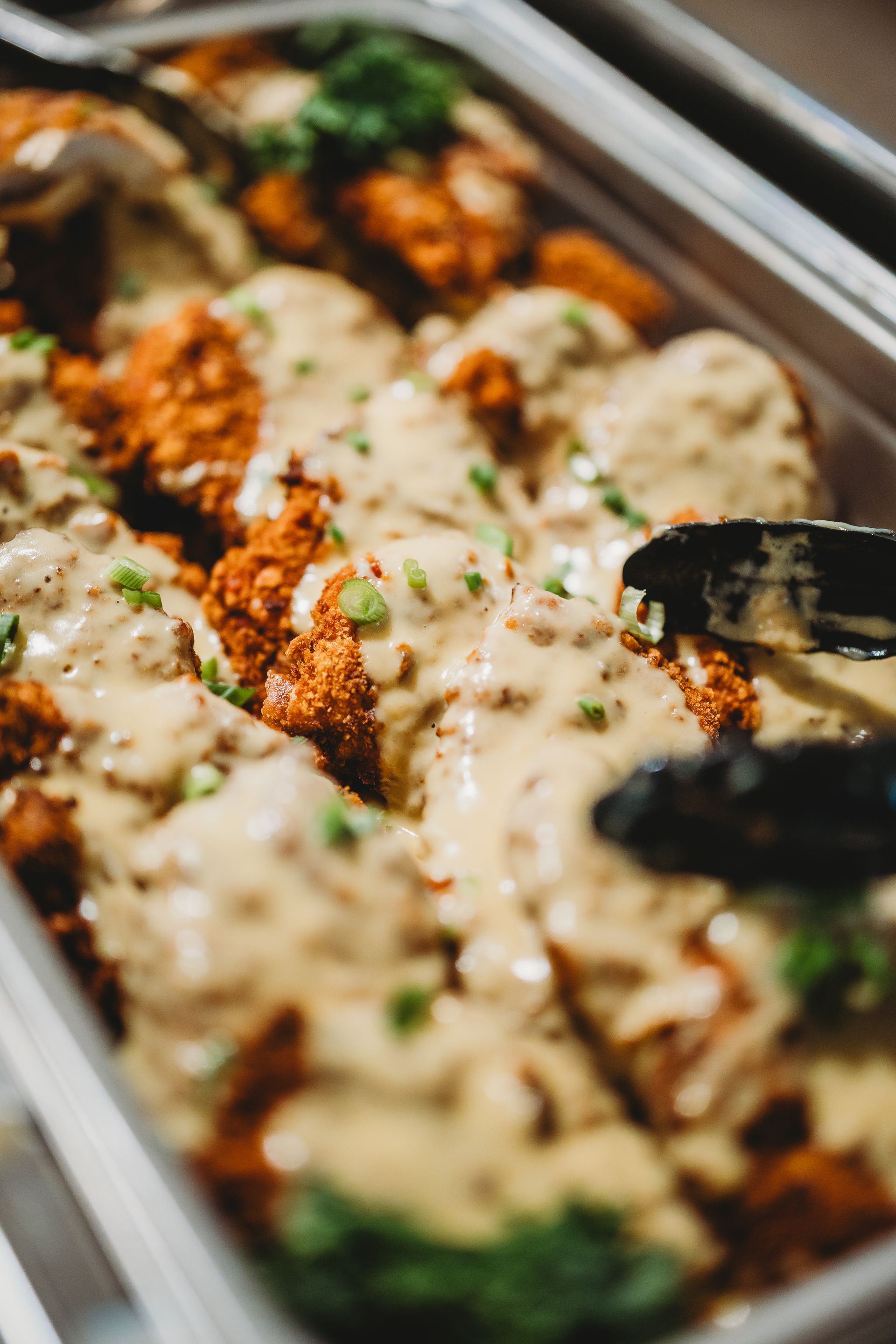 Food that is part of a buffet.