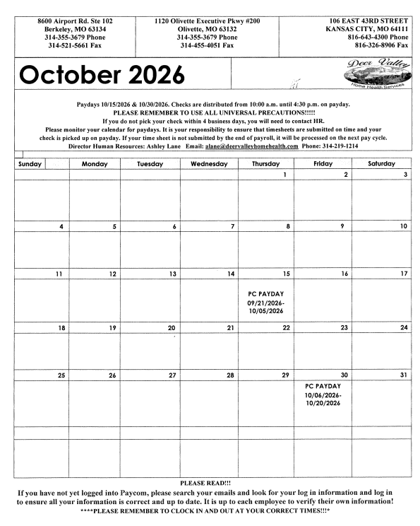 October 2026 calendar.