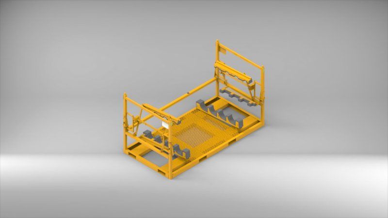 Day Cab headliner shipping rack