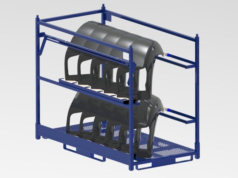Fender shipping rack