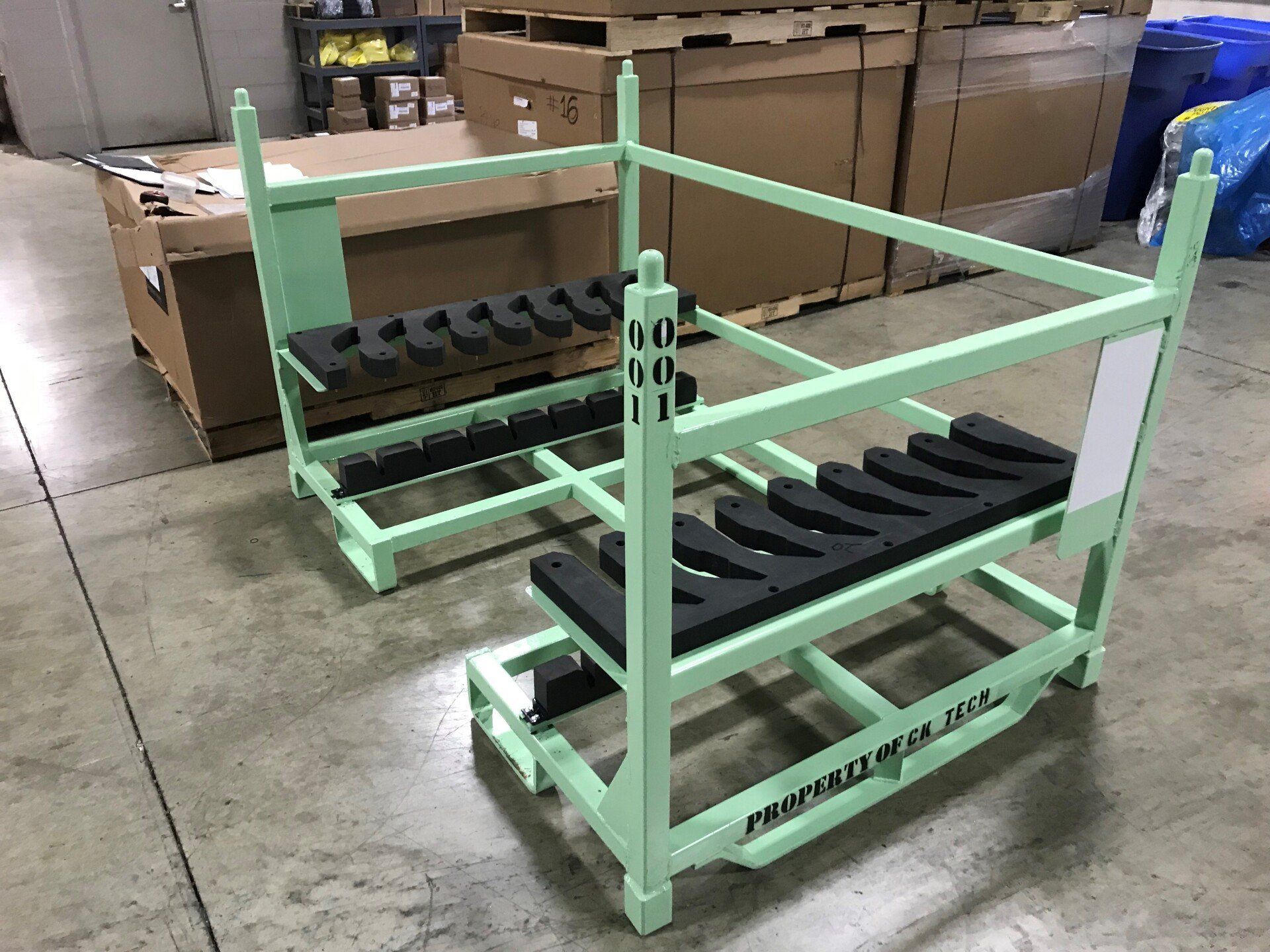 Fender shipping rack