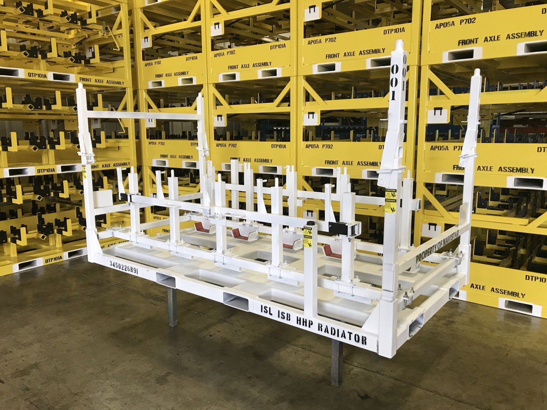 Custom shipping rack