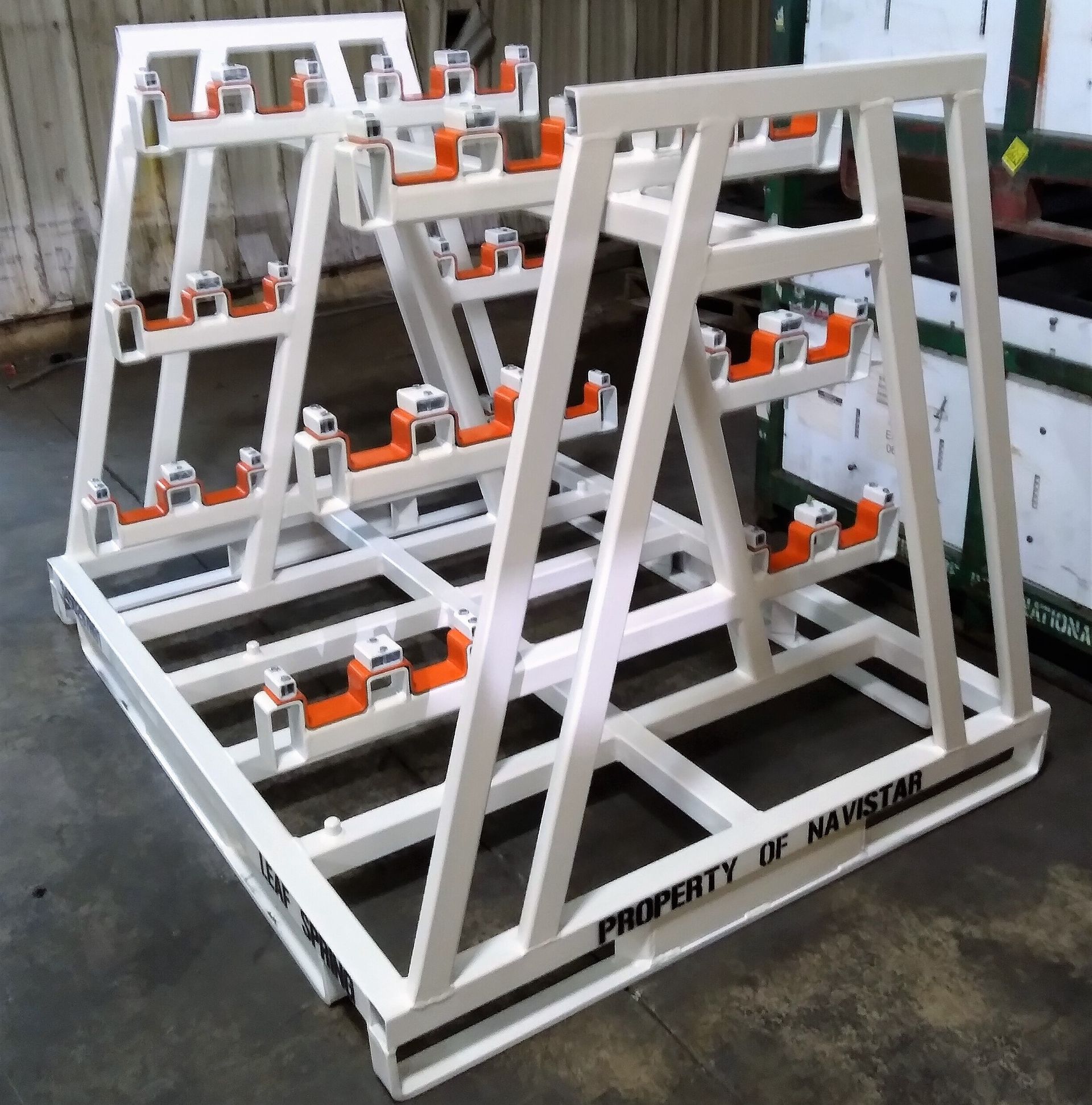 Overhead guard cart