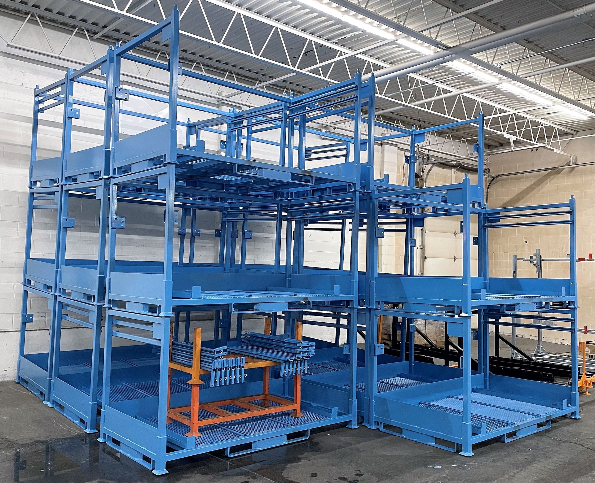 Custom shipping racks