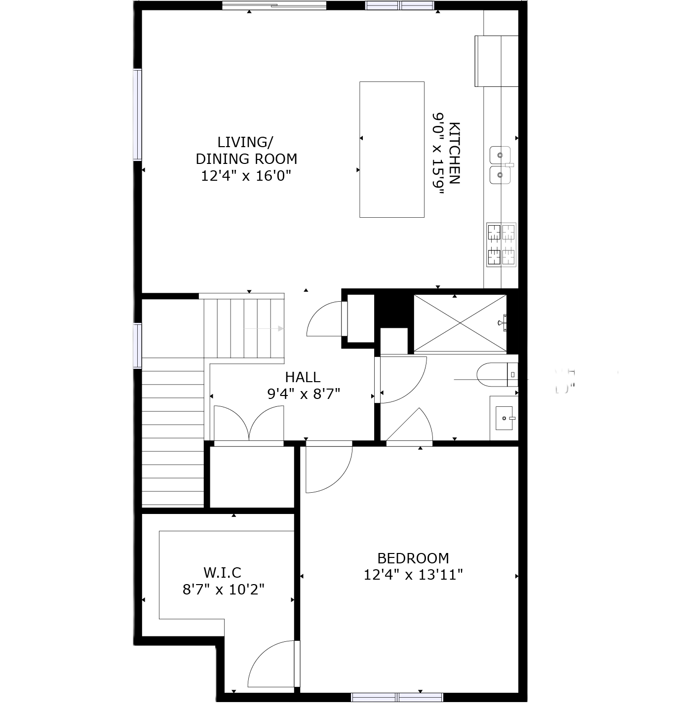 Apartment 3D Floorplan Rendering