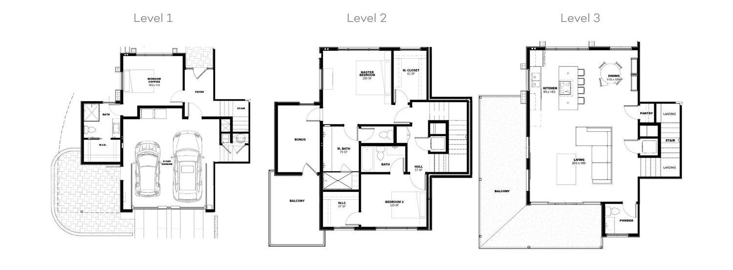 mz scottsdale apartment black and white floor plan with room dimensions