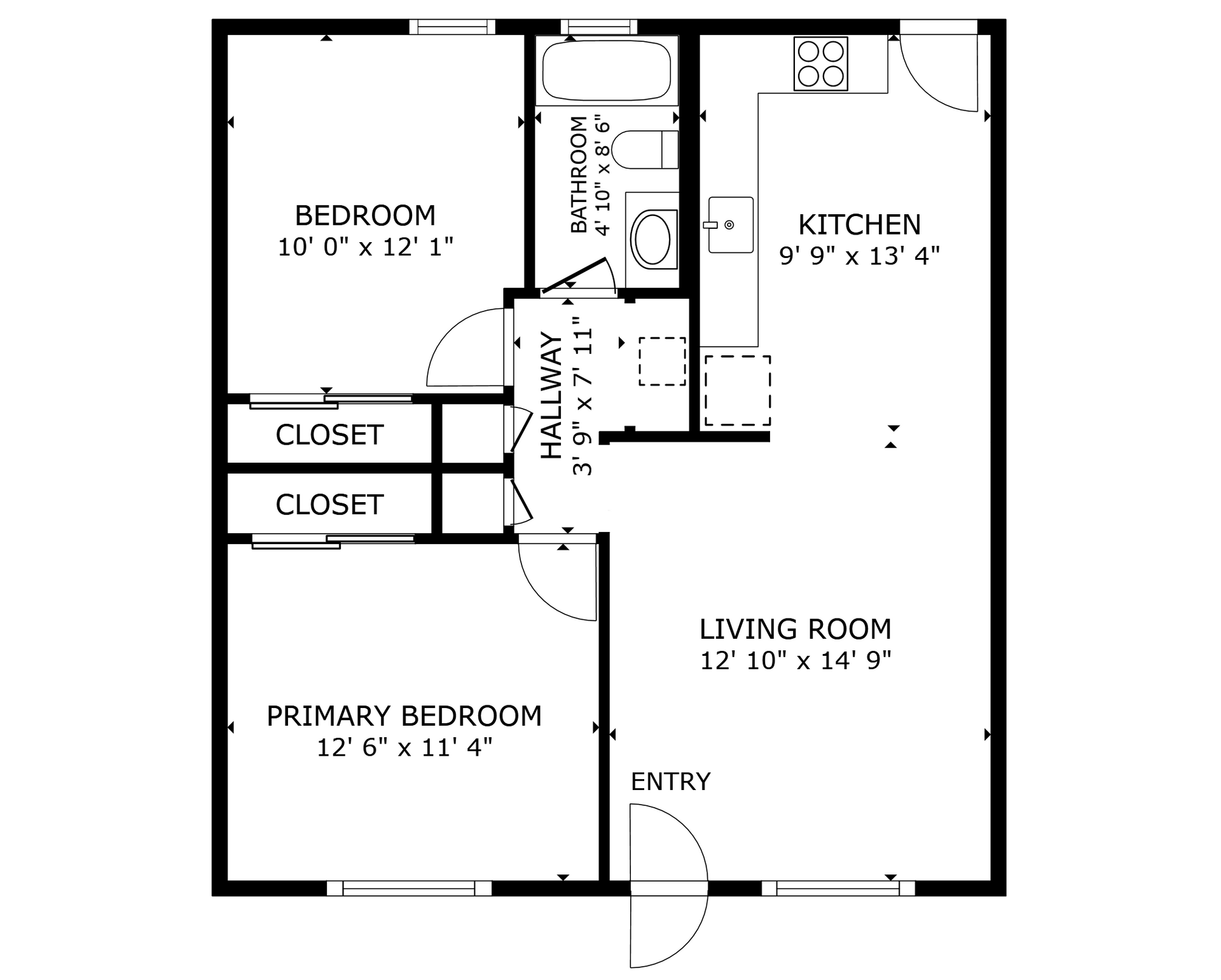 Villas on 38 apartment black and white 2 bedroom floor plan with room dimensions