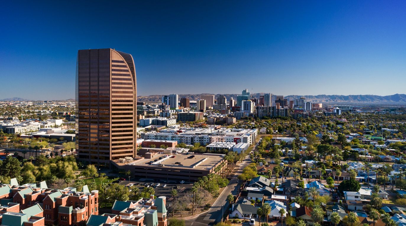Phoenix at night