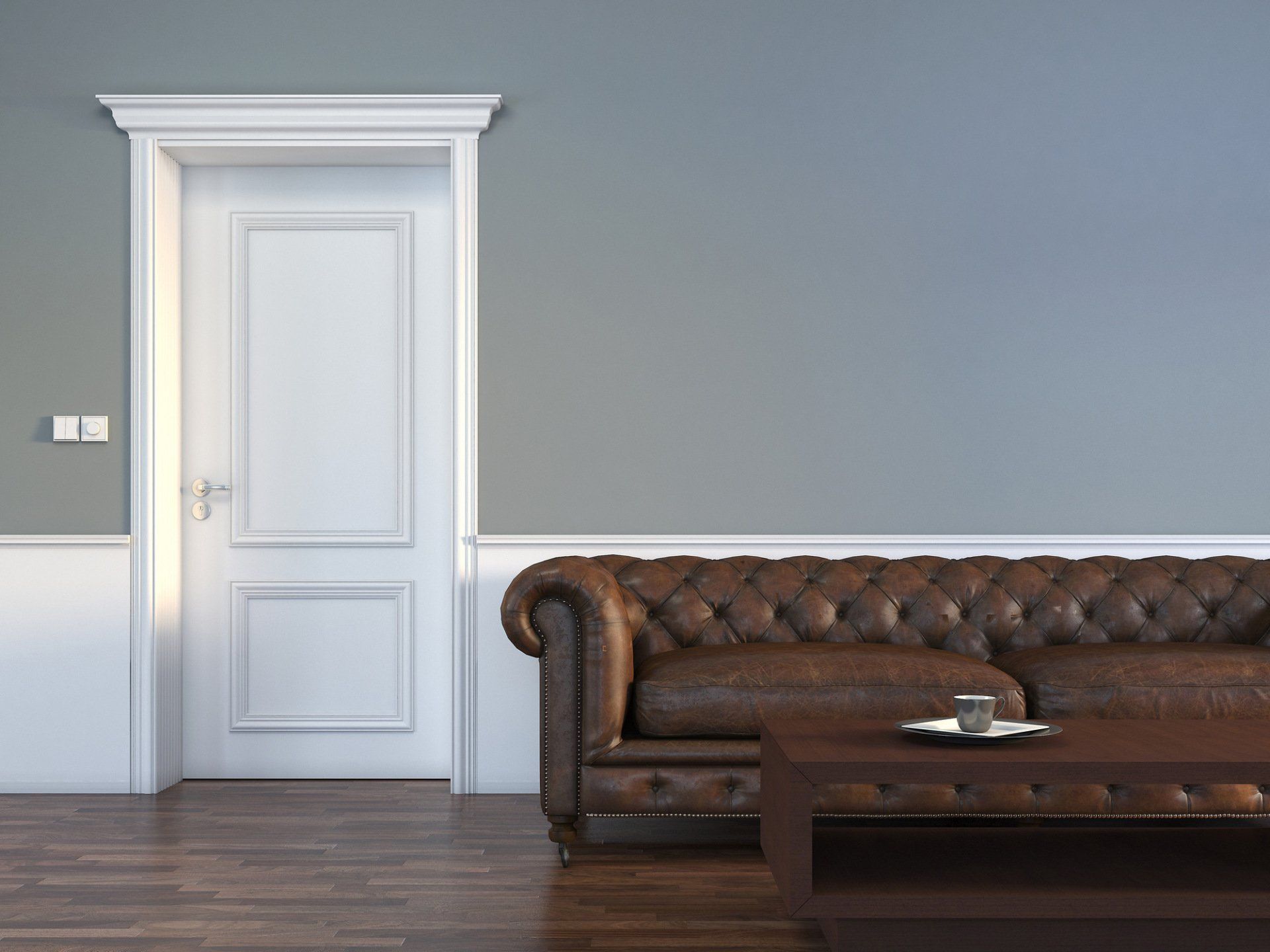 Gray and White Paint of Wall — Cherry Hill, NJ — Zach’s Precise Painting