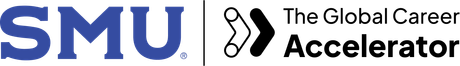 SMU and The Global Career Accelerator logos