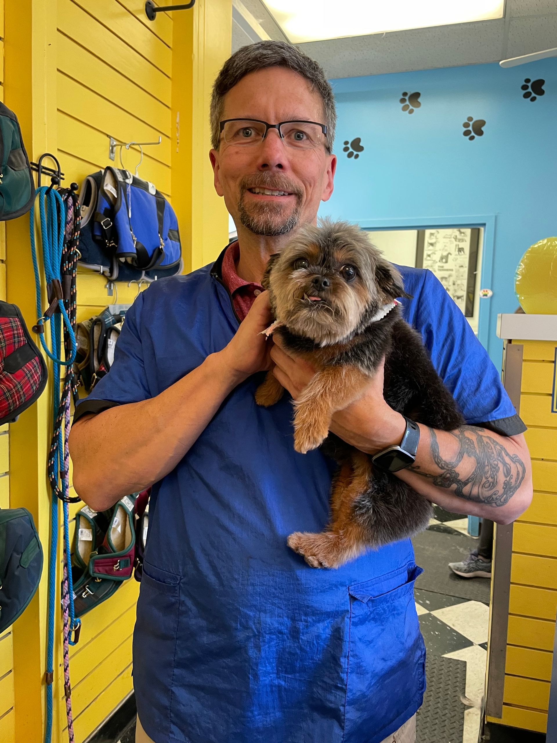 Man & Small Brown Dog — Richmond, VA — Ridge Dog Shop