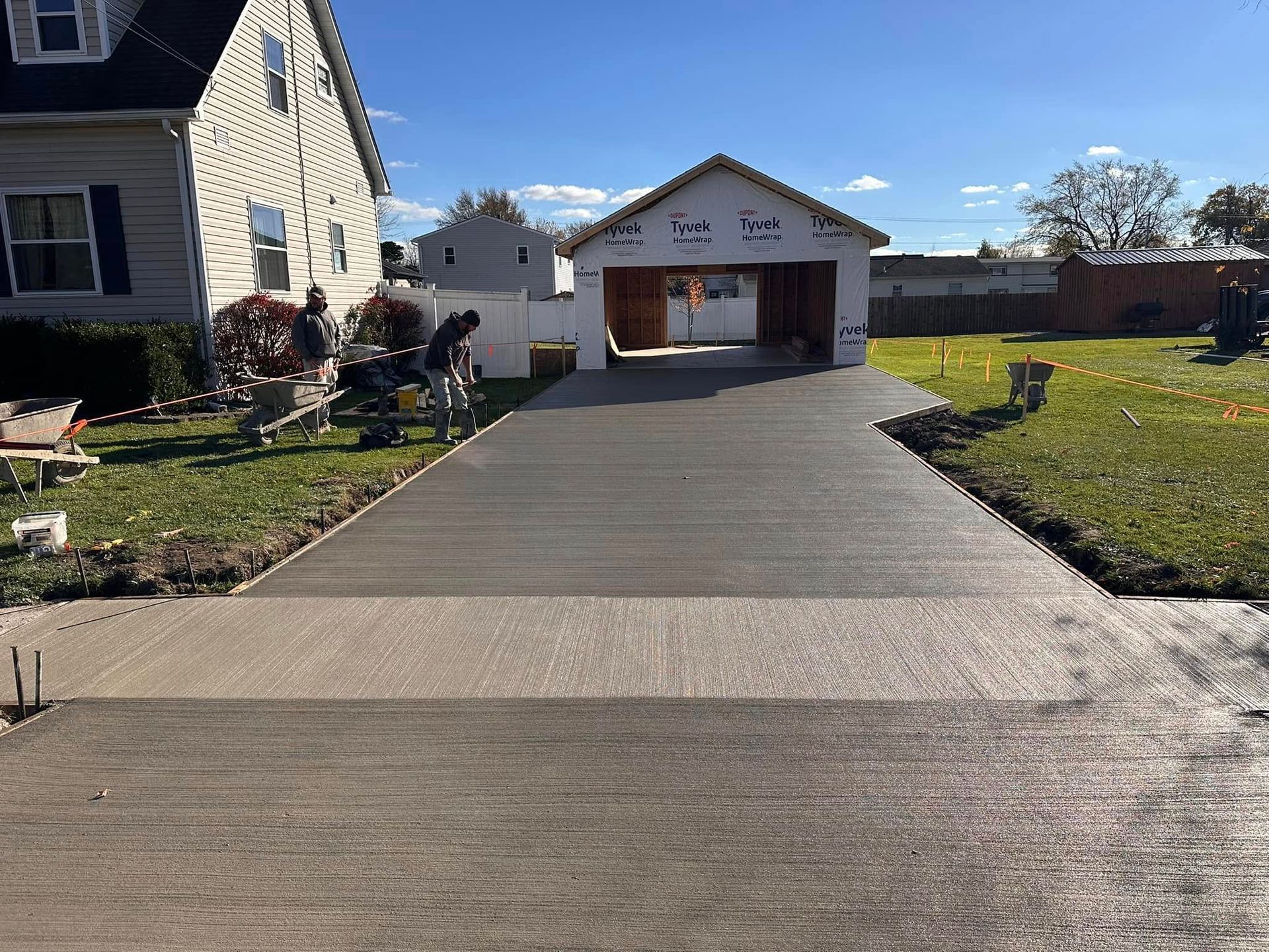 concrete patio