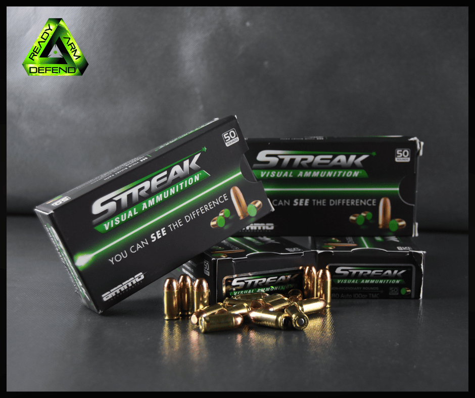 Ready Arm Defend, Ammo Inc, .380 ACP Streak TMC