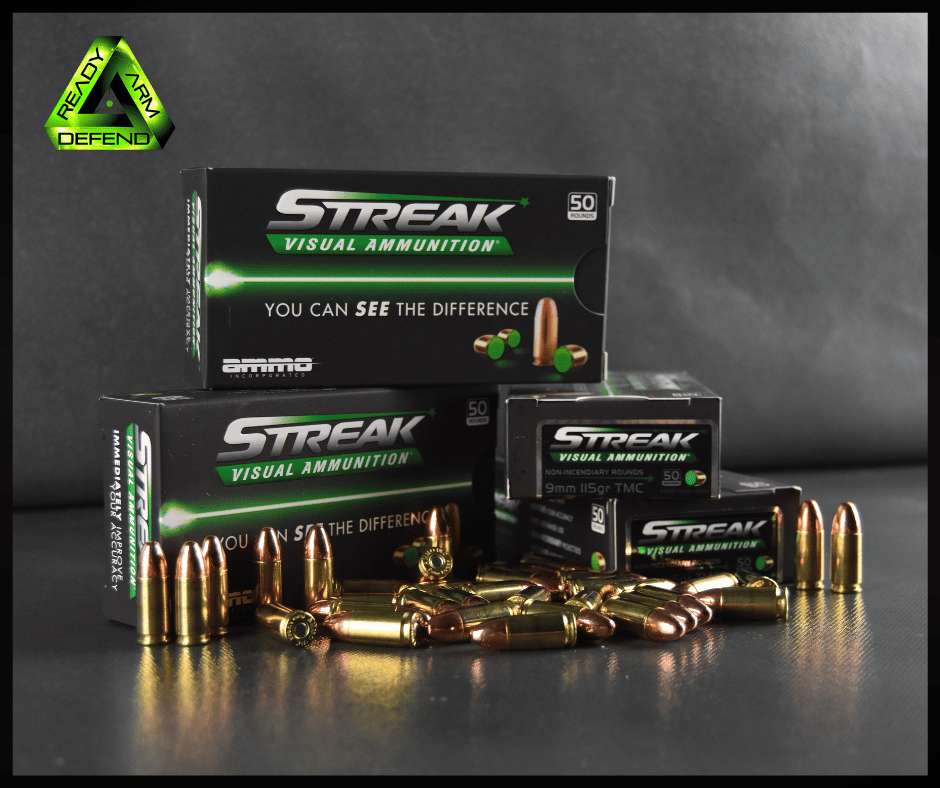 Ready Arm Defend, Ammo Inc, 9M Streak TMC