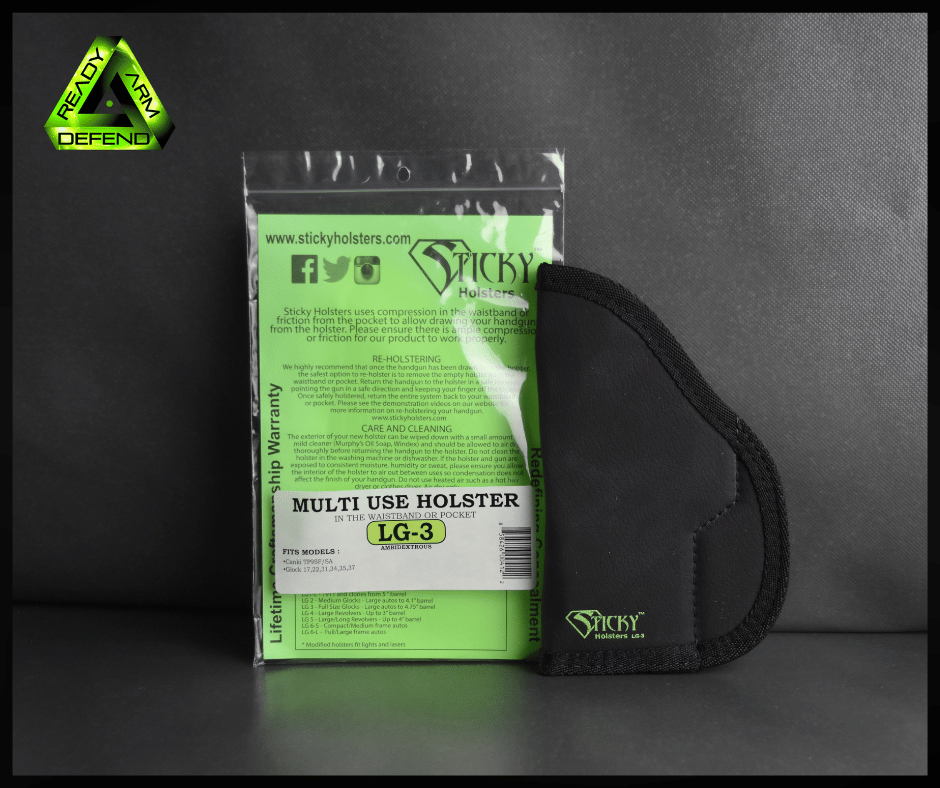 Ready Arm Defend, Sticky Holster, Lg-3