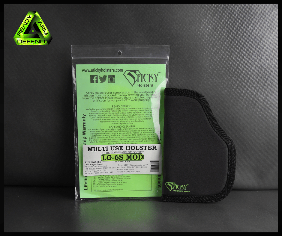 Ready Arm Defend, Sticky Holster, LG-6S MOD