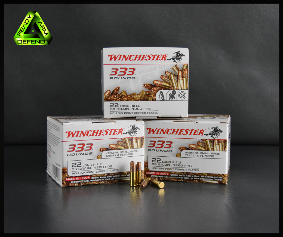 Ready Arm Defend, Winchester, .22LR Copper Hollow Point