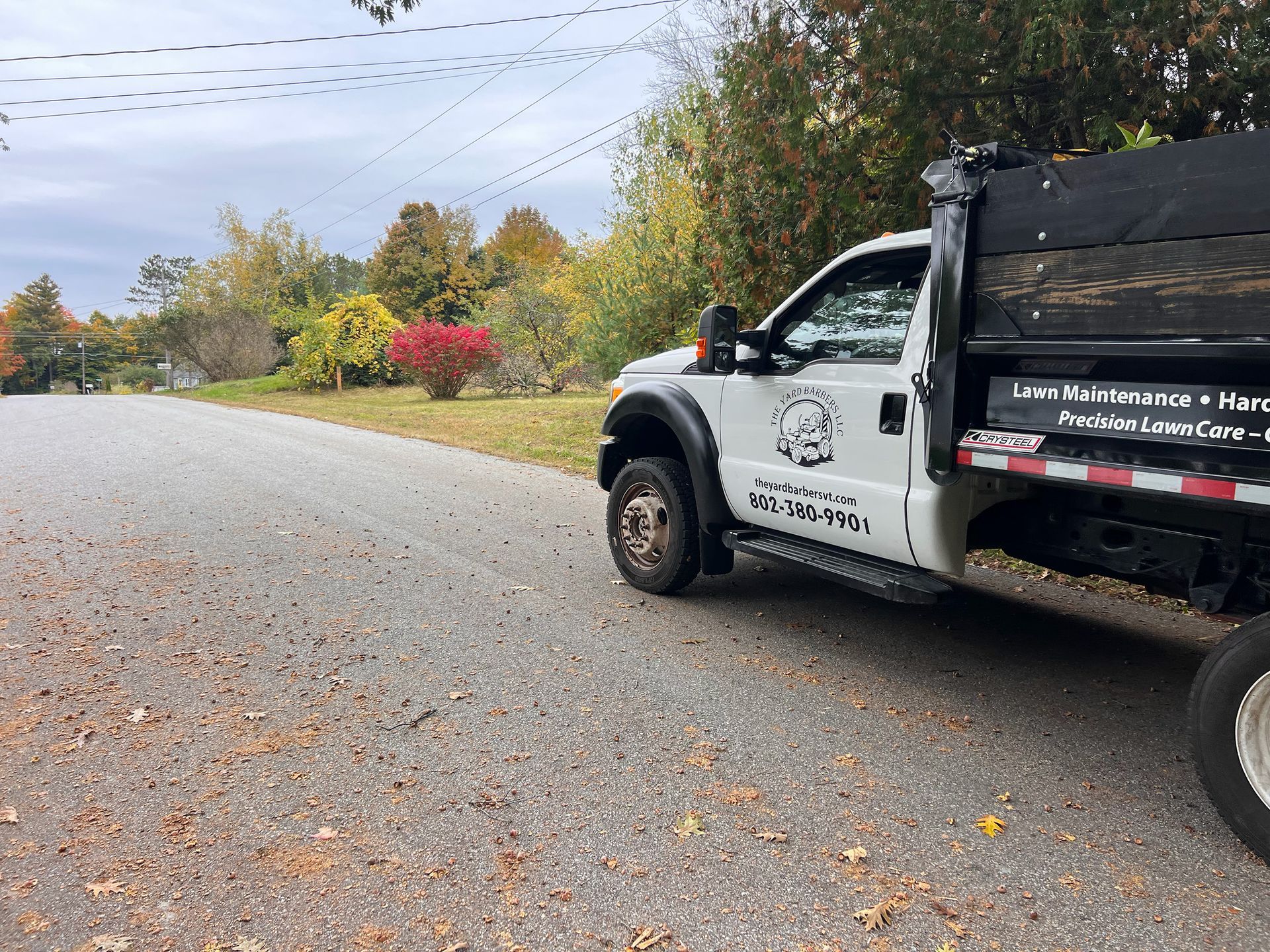 Seasonal cleanup on a Vermont property