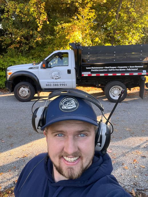 Zeb Knapp working on a Vermont property