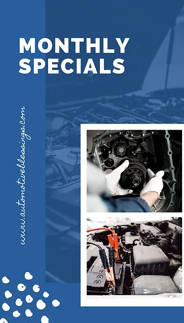 Monthly Specials - Automotive Blessings