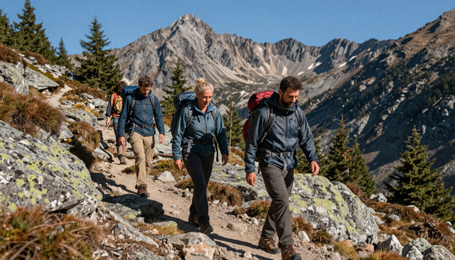 Viaggio d'avventura e trekking in montagna pianificato da Vacantour.