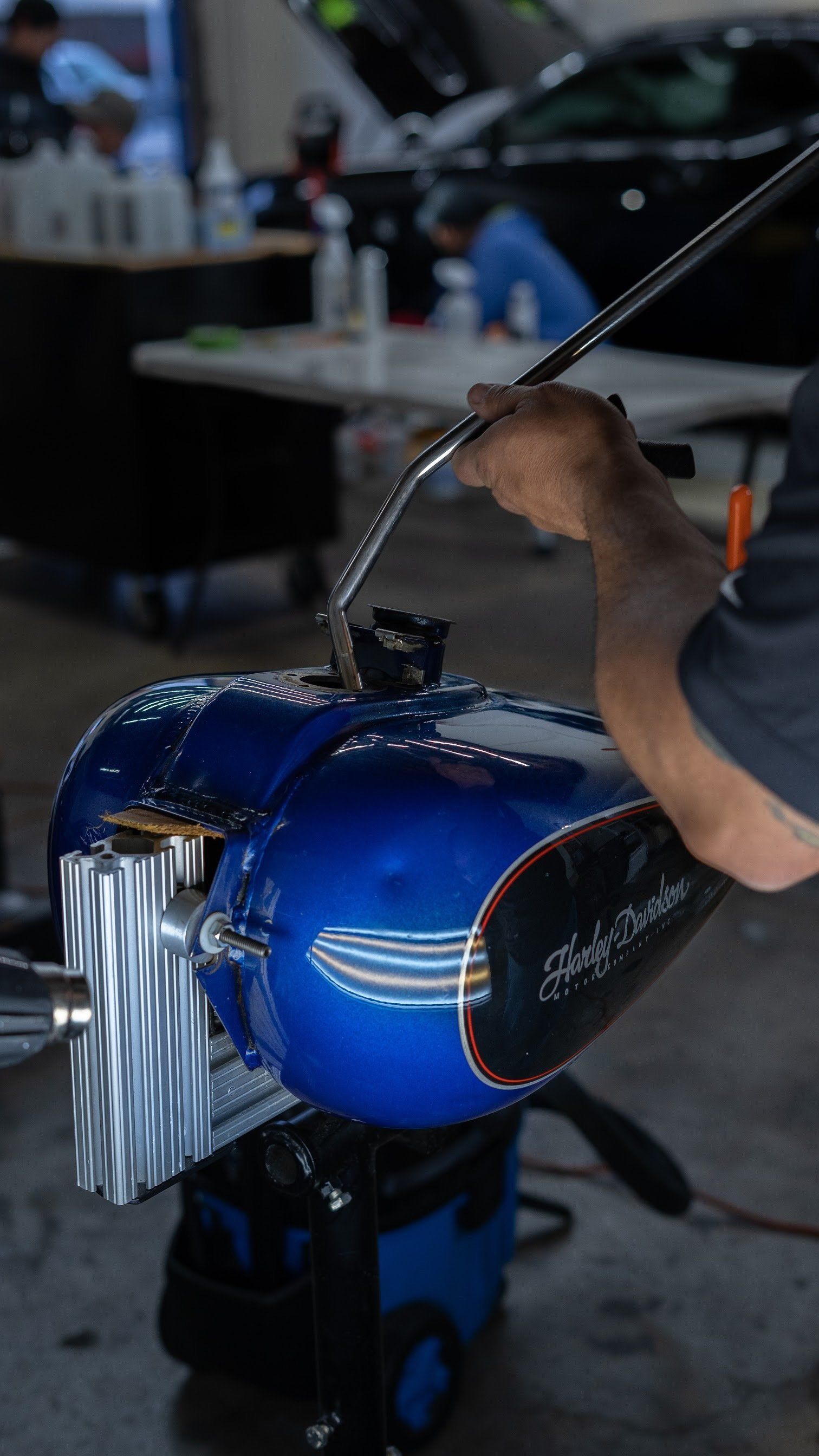 motorcycle dent, dent repair, dent repair vacaville