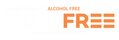 Clubfree - Summit County's Alcohol Free Social Group Logo.