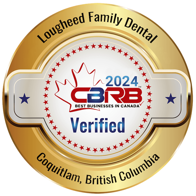 2022 CBRB verified logo - Lougheed Family Dental