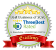 2022 Top 3 Dentist in Coquitlam Logo - Lougheed Family Dental
