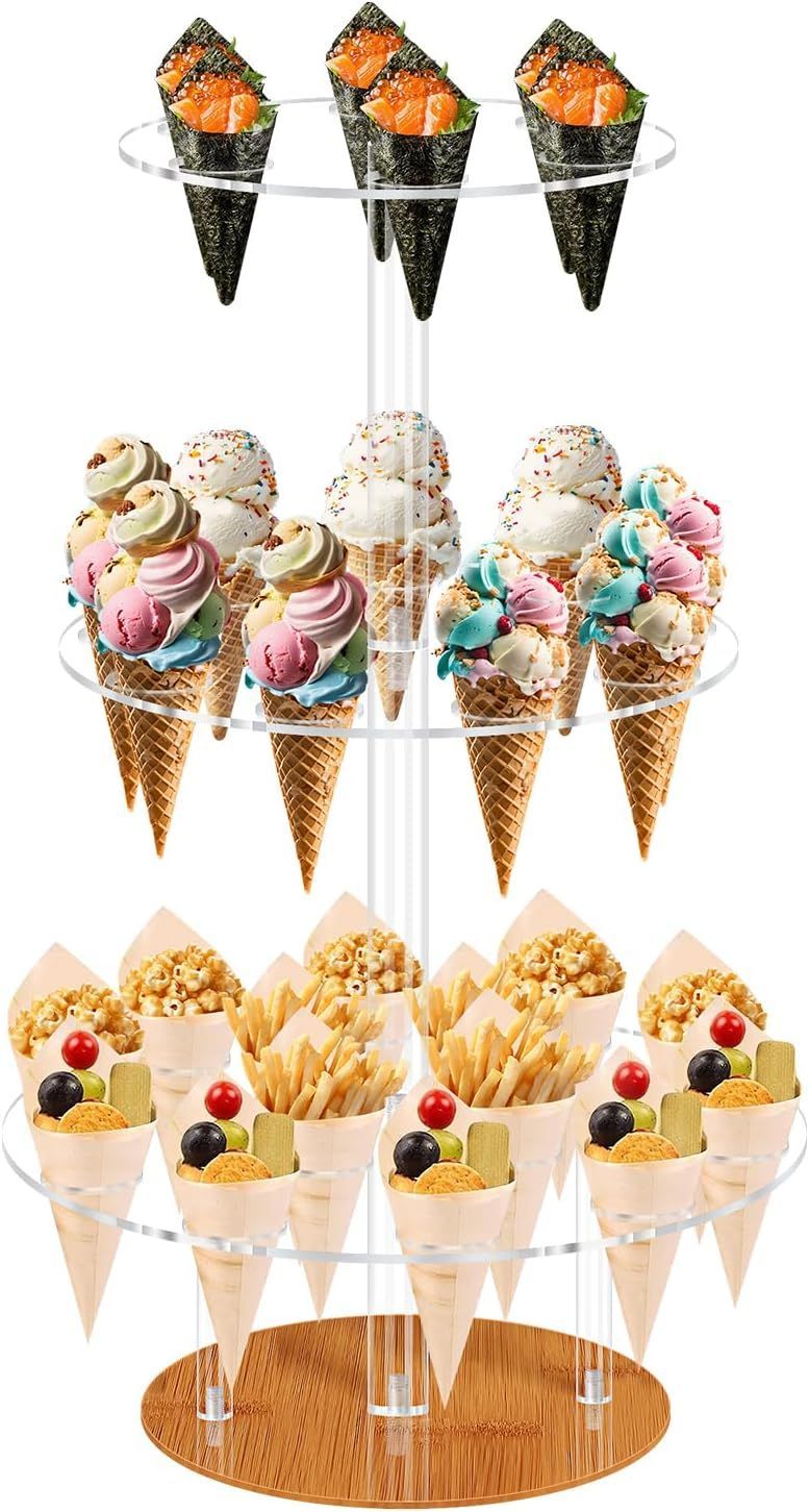 Ice cream Cone Holder 3 Tier