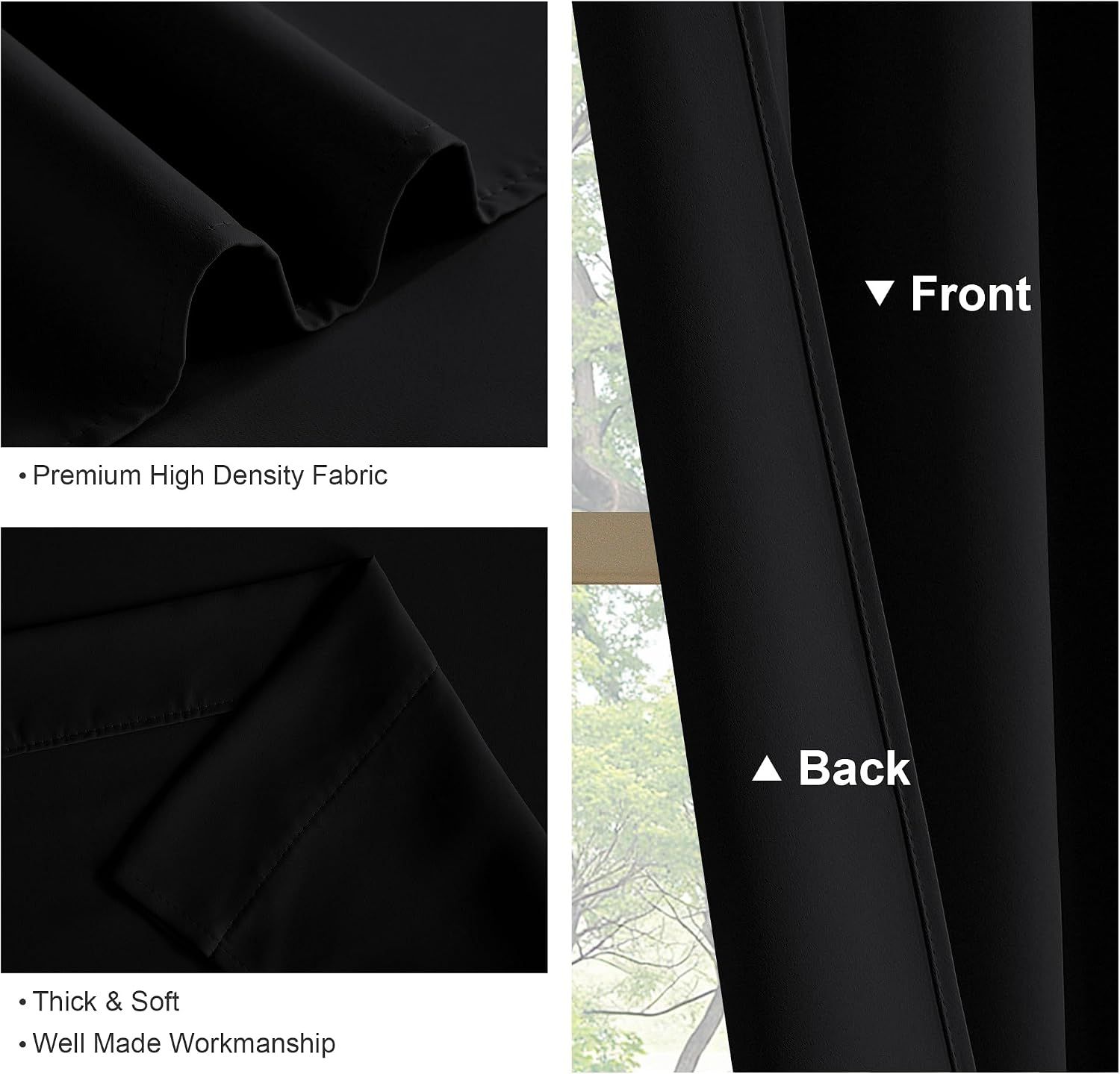 Black Blackout 42inx72in