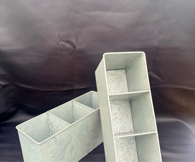 Tin Holder/ Silverware Holder