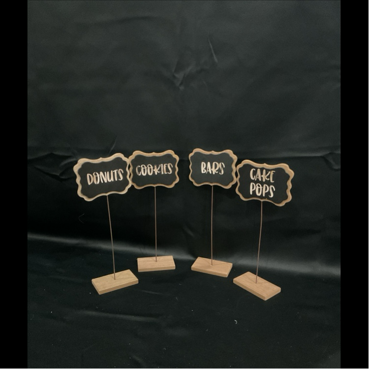 Desert Table Signs