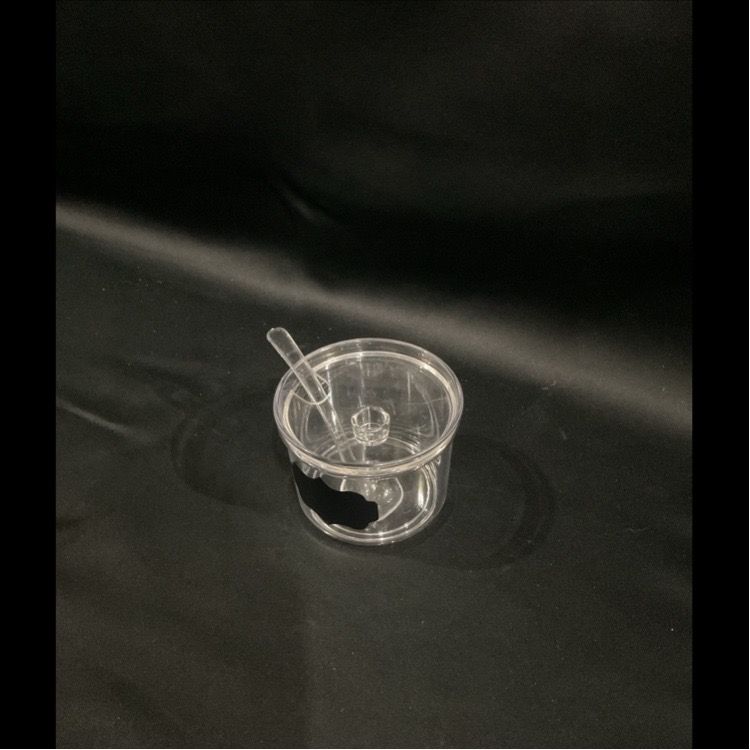Small Topping Cup with Lid and Spoon