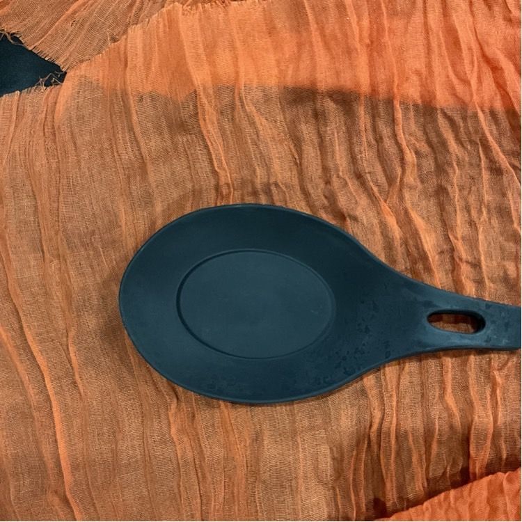 Black Silicone Spoon Rest