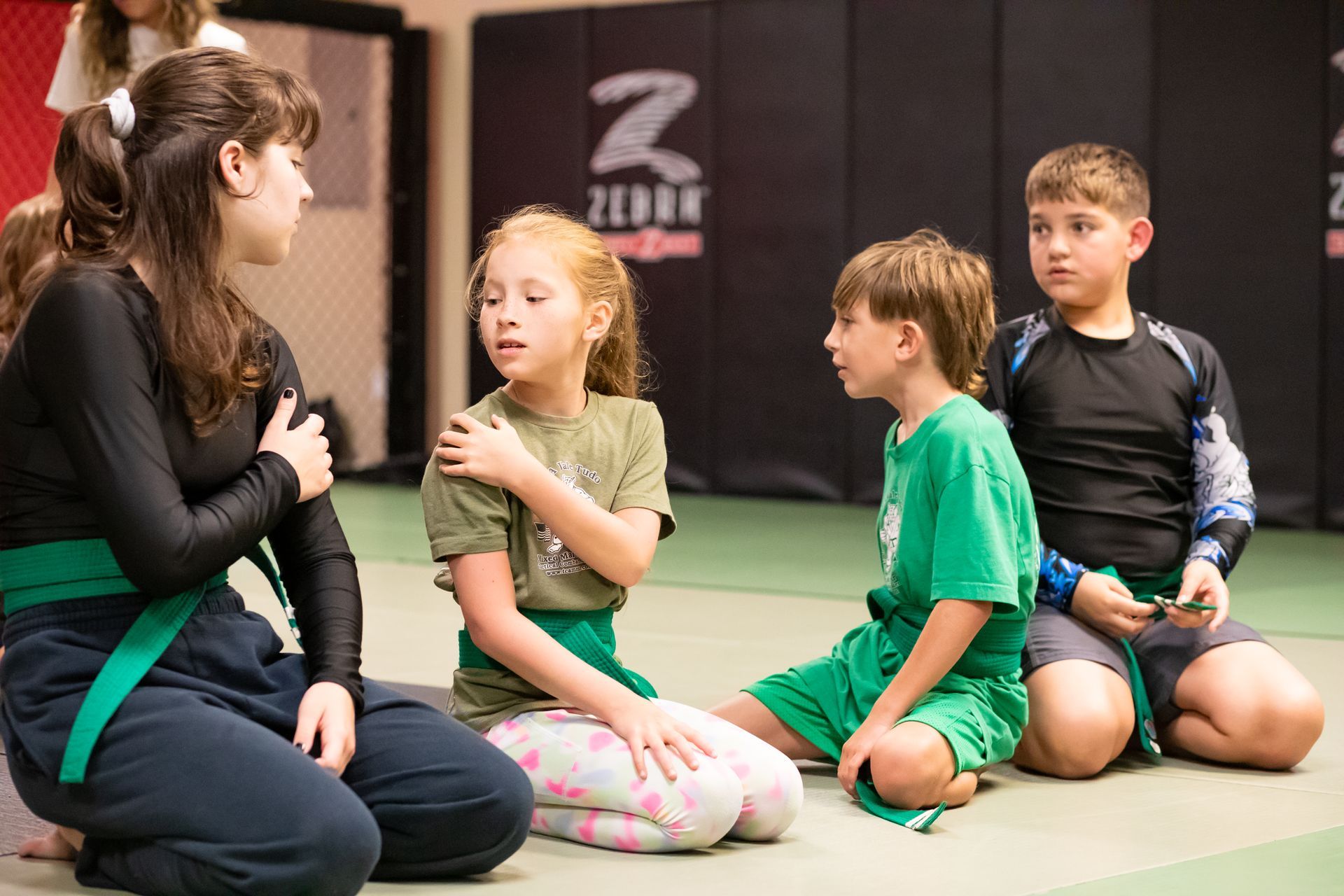 Students training Jiu-Jitsu at Mason Dixon Jiu-Jitsu in East Chambersburg, PA for balance and stress relief.