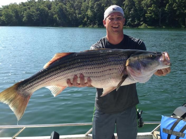 Man with 30lb fish